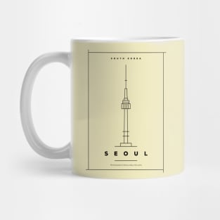 Seoul Minimal Poster Mug